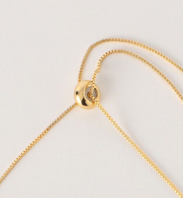 UNITED ARROWS green label relaxing「ドロップメタル スライドネックレス」|ネックレス|