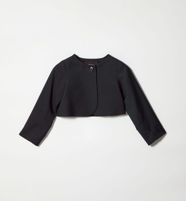 UNITED ARROWS green label relaxing「TRW ソリッド ボレロ / キッズ 110cm-130cm」|ノーカラージャケット|