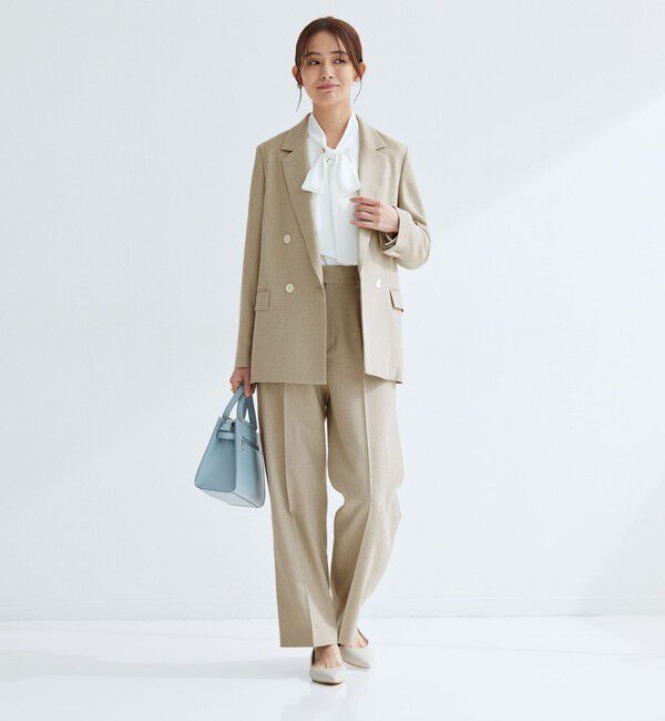 UNITED ARROWS green label relaxing「［size SHORTあり］Greed グリード メランジ ダブル ジャケット」|テーラードジャケット|