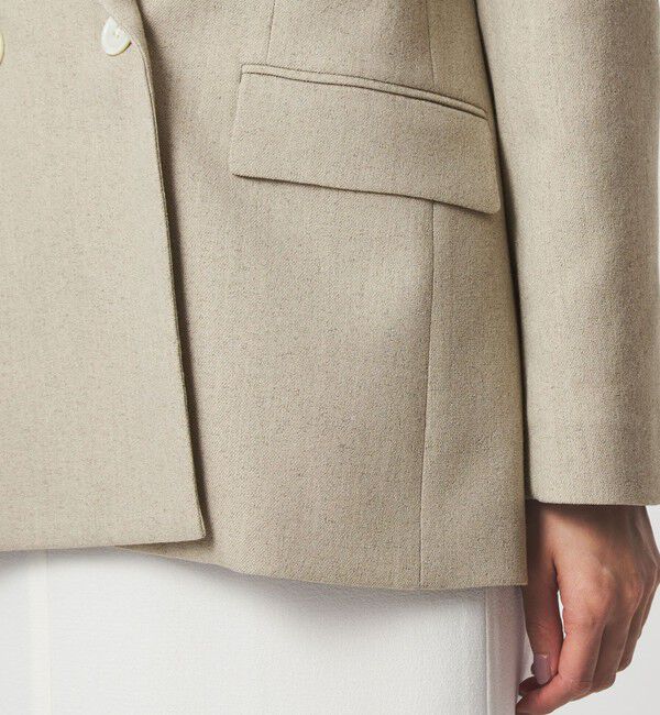 UNITED ARROWS green label relaxing「［size SHORTあり］Greed グリード メランジ ダブル ジャケット」|テーラードジャケット|