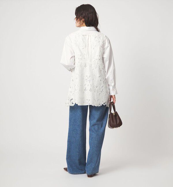 UNITED ARROWS green label relaxing「レース ノースリーブ ブラウス」|シャツ・ブラウス|