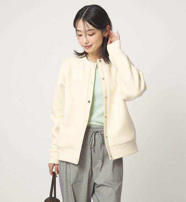 UNITED ARROWS green label relaxing「ダンボール ノーカラー カーディガン」|カーディガン|