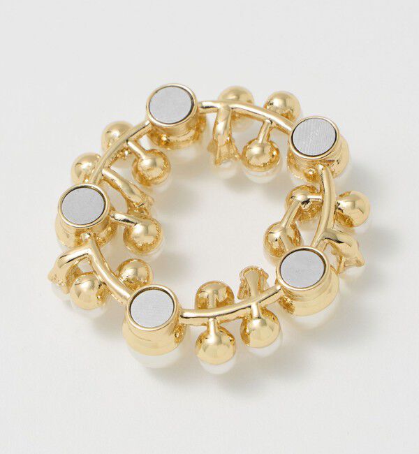 UNITED ARROWS green label relaxing「パヴェ ブローチ（マグネットタイプ）」|ブローチ・コサージュ|