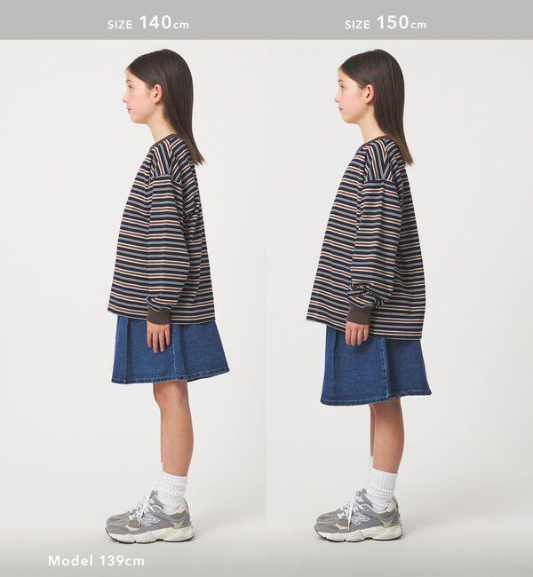 UNITED ARROWS green label relaxing「マルチボーダー Tシャツ / キッズ  100cm-160cm」|Tシャツ・カットソー|