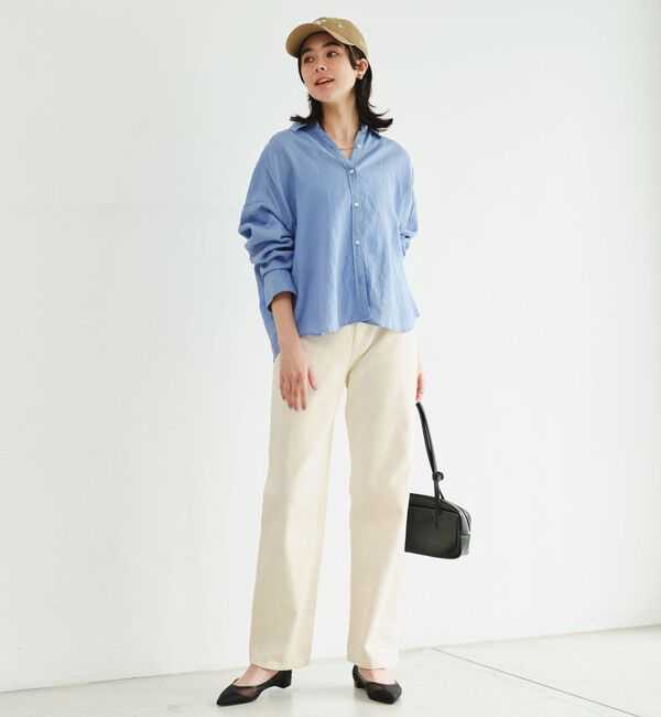 UNITED ARROWS green label relaxing「【結論シリーズ】リネンバランスシャツ［size SHORTあり］」|シャツ・ブラウス|