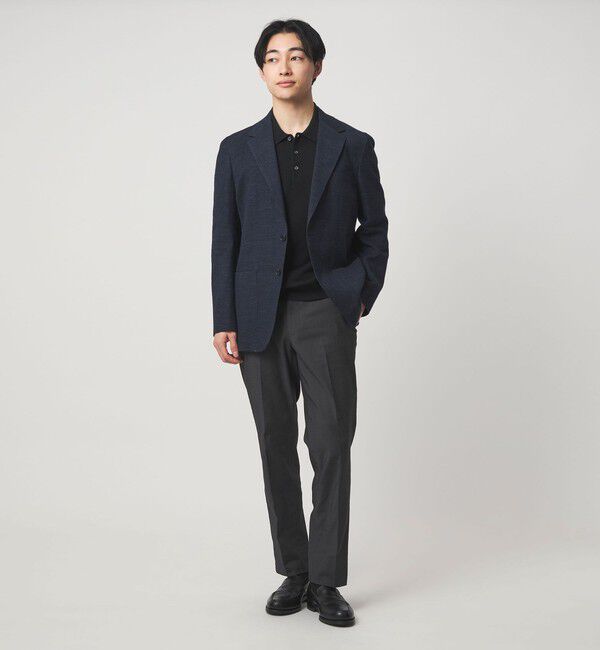 UNITED ARROWS green label relaxing「エブリット TCPU オックス スリム スラックス -ストレッチ-」|スラックス|