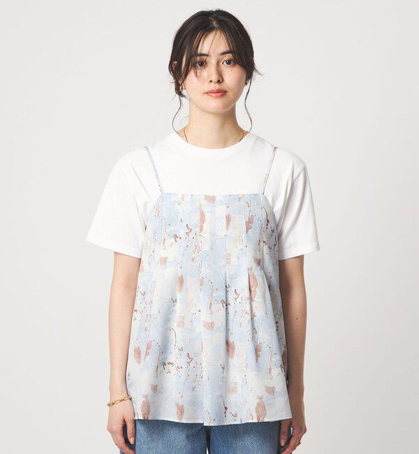 UNITED ARROWS green label relaxing「マーブル プリント キャミソール」|キャミソール|