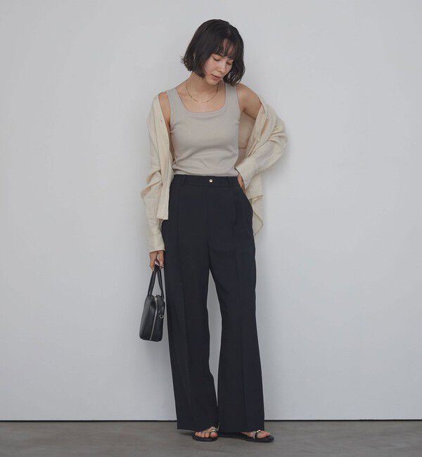 UNITED ARROWS green label relaxing「デコルテタンクトップ / カップインナー」|タンクトップ|