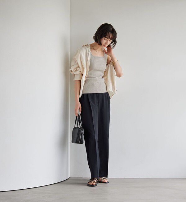 UNITED ARROWS green label relaxing「デコルテタンクトップ / カップインナー」|タンクトップ|