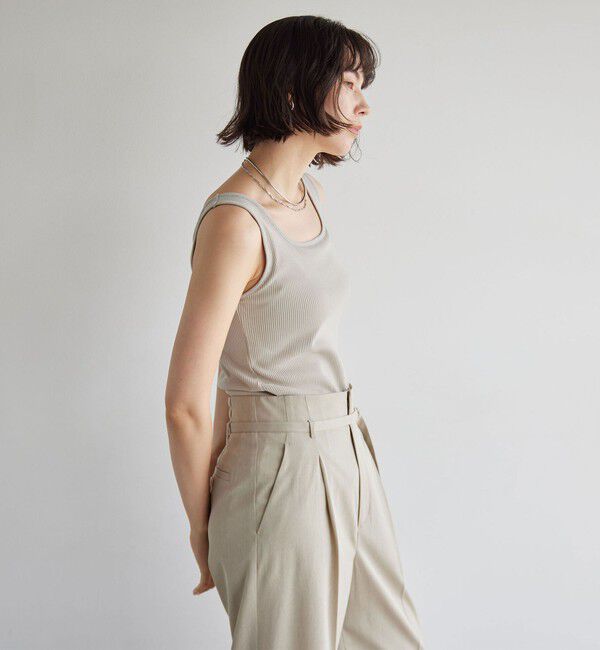 UNITED ARROWS green label relaxing「デコルテタンクトップ / カップインナー」|タンクトップ|