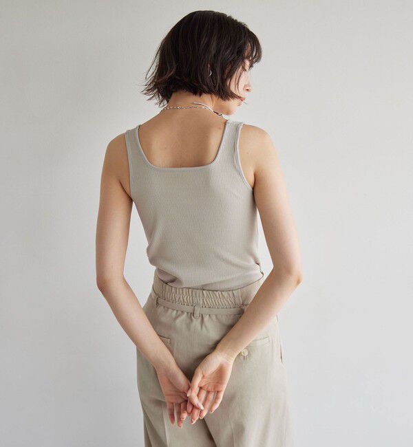 UNITED ARROWS green label relaxing「デコルテタンクトップ / カップインナー」|タンクトップ|