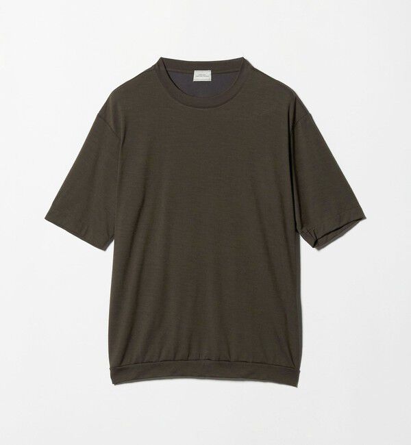 UNITED ARROWS green label relaxing「ウールナイロン テーラード クルーネック Tシャツ ウールT」|Tシャツ・カットソー|