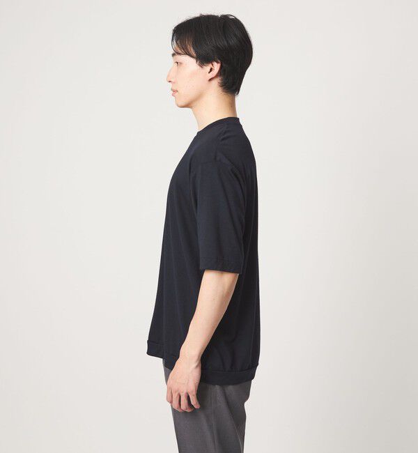 UNITED ARROWS green label relaxing「ウールナイロン テーラード クルーネック Tシャツ ウールT」|Tシャツ・カットソー|