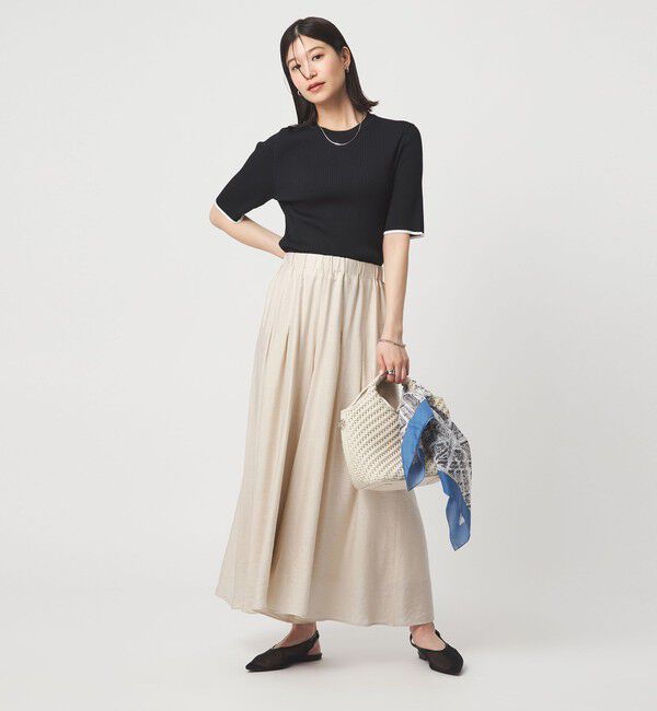 UNITED ARROWS green label relaxing「［size SHORTあり］【WEB限定】＜at ease＞キュロット パンツ」|キュロット|