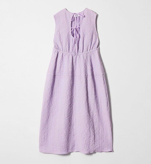 EMMEL REFINES「＜EMMEL REFINES＞EM フクレジャガード ノースリーブ ワンピース」|ワンピース|