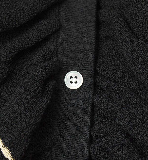 UNITED ARROWS green label relaxing「フリル ポロニット」|ニット・セーター|