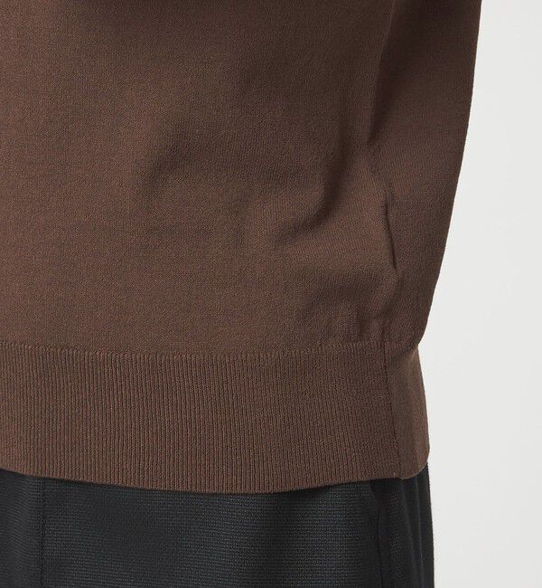 UNITED ARROWS green label relaxing「フリル ポロニット」|ニット・セーター|