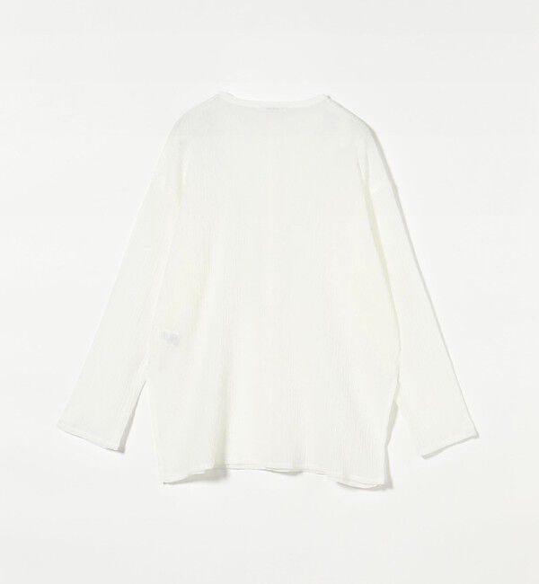 BEAUTY&YOUTH UNITED ARROWS「クレープ クルーネックカーディガン」|カーディガン|