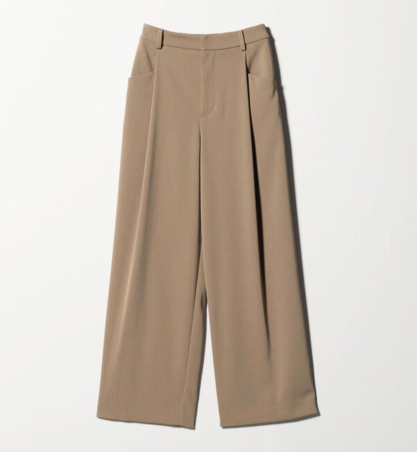 BEAUTY&YOUTH UNITED ARROWS「ポリエステルブレンド ツイルバックゴムパンツ」|スラックス|