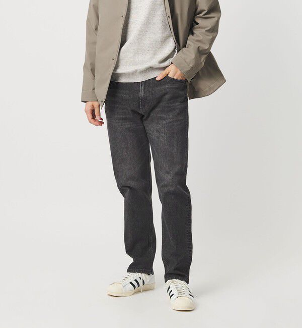 BEAUTY&YOUTH UNITED ARROWS「L&infin;Plus シェービング 5ポケット デニム パンツ NO.3」|チノ|BLACK
