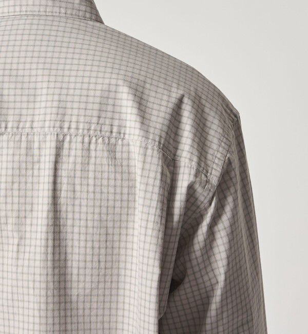 STEVEN ALAN「＜Steven Alan＞ ポプリン グラフチェック レギュラーカラー シャツ LOOSE」|シャツ・ブラウス|