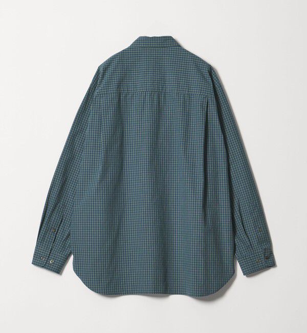 STEVEN ALAN「＜Steven Alan＞ ポプリン グラフチェック レギュラーカラー シャツ LOOSE」|シャツ・ブラウス|