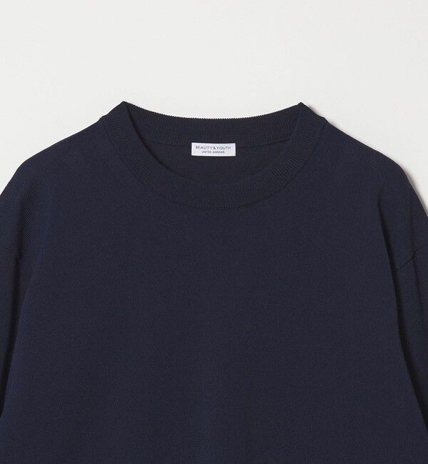 BEAUTY&YOUTH UNITED ARROWS「【WEB限定 WARDROBE SMART】KOUKIN ハイゲージ ニット クルーネック【抗菌・防臭】」|ニット・セーター|