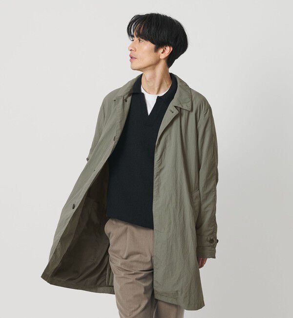 BEAUTY&YOUTH UNITED ARROWS「PERTEX ナイロン バルマカン コート 撥水」|ステンカラーコート|