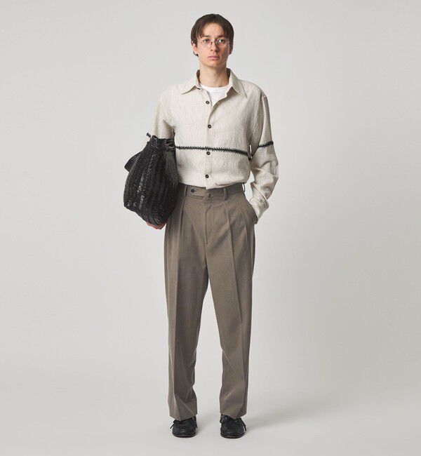 STEVEN ALAN「＜Steven Alan＞ グレース ツイル イン ツープリーツ ドレス トラウザーズII」|チノ|