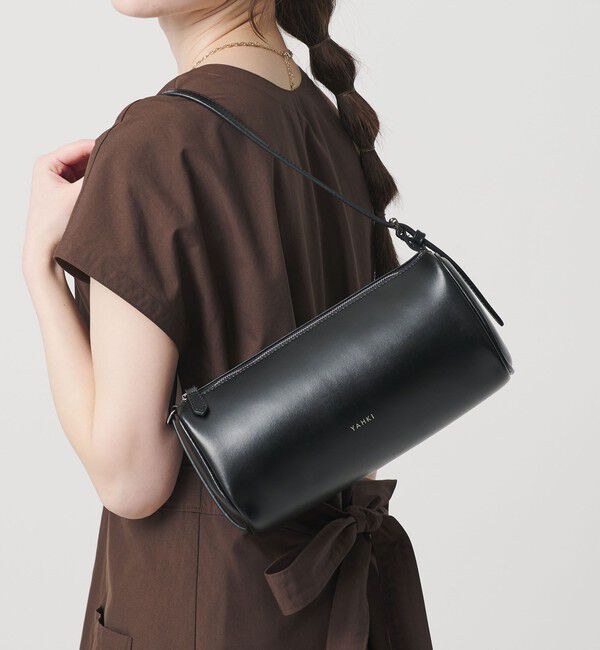 BEAUTY&YOUTH UNITED ARROWS「＜YAHKI＞スクエア ダブルジップ ショルダーバッグ」|ショルダー・メッセンジャー|BLACK