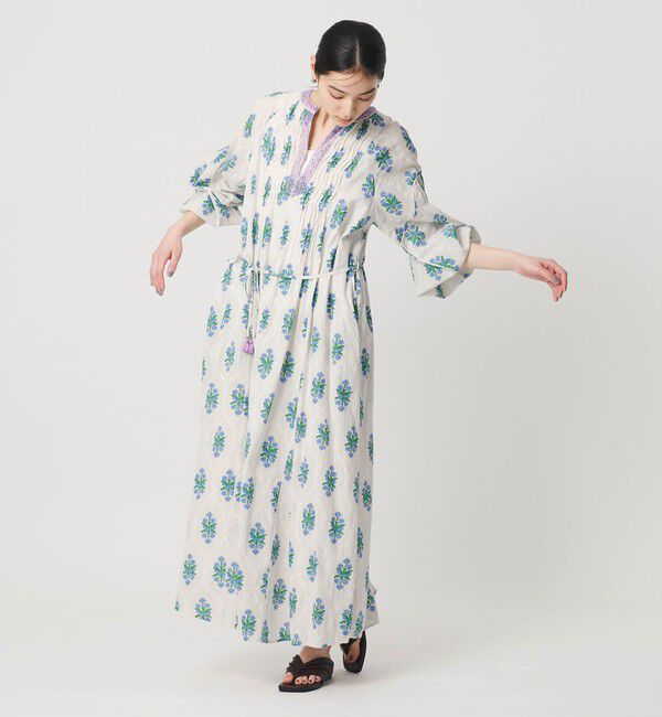 BEAUTY&YOUTH UNITED ARROWS「＜ne Quittez pas＞プリント ワンピース」|ワンピース|WHITE