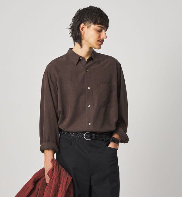 STEVEN ALAN「＜Steven Alan＞ スラブ レギュラーカラー シャツ NARROW」|シャツ・ブラウス|