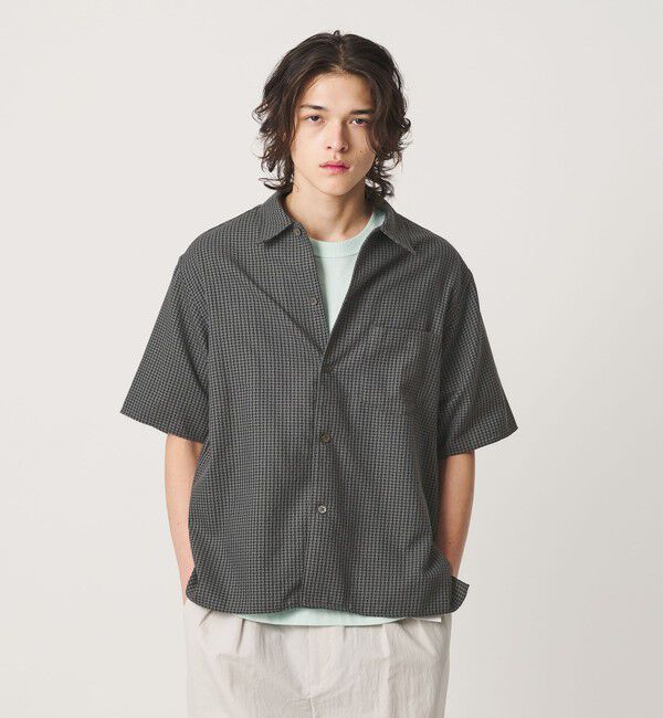 BEAUTY&YOUTH UNITED ARROWS「コクーン ドビー キャンプカラー シャツ GRANDE型」|シャツ・ブラウス|