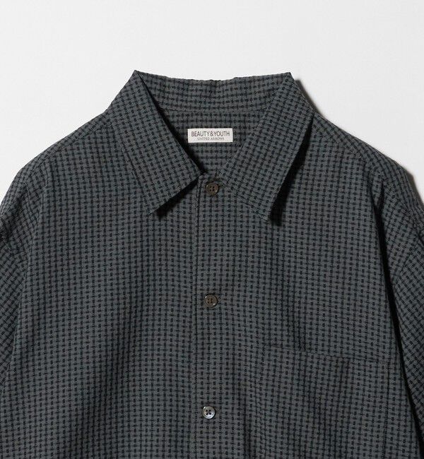 BEAUTY&YOUTH UNITED ARROWS「コクーン ドビー キャンプカラー シャツ GRANDE型」|シャツ・ブラウス|