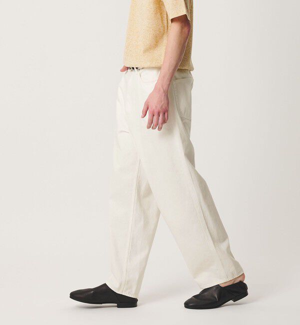 BEAUTY&YOUTH UNITED ARROWS「テーパード ホワイト デニム 5ポケット パンツ NO.9」|チノ|