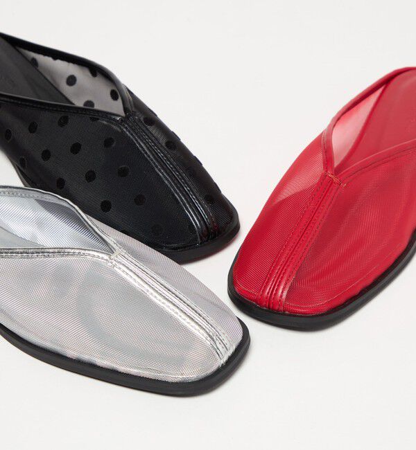 BEAUTY&YOUTH UNITED ARROWS「チュール スライダー サンダル」|サンダル|