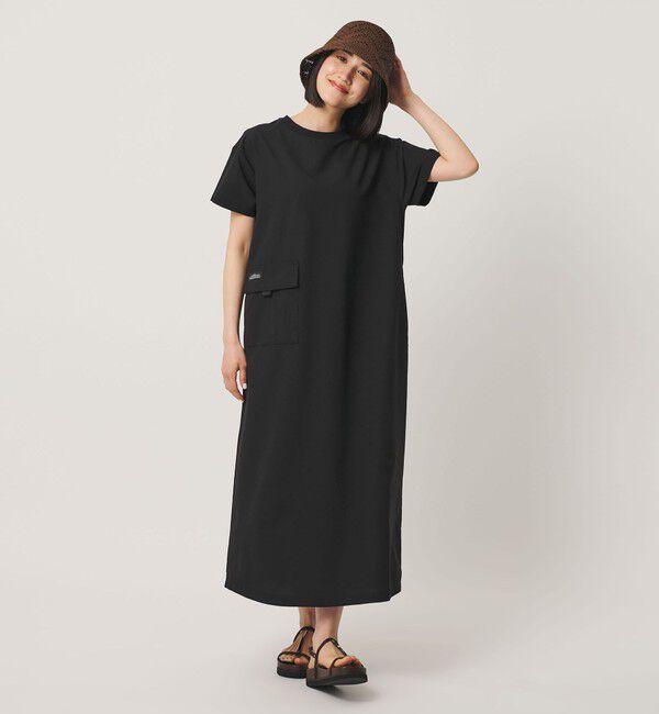 BEAUTY&YOUTH UNITED ARROWS「【別注】＜THOUSAND MILE＞ショートスリーブワンピース UVカット 吸汗速乾」|ワンピース|