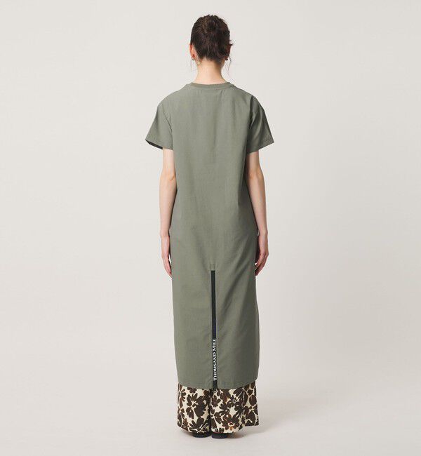 BEAUTY&YOUTH UNITED ARROWS「【別注】＜THOUSAND MILE＞ショートスリーブワンピース UVカット 吸汗速乾」|ワンピース|