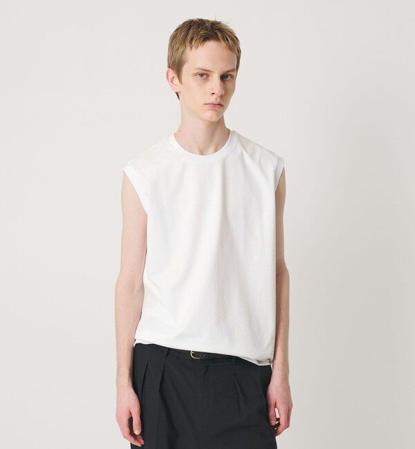 BEAUTY&YOUTH UNITED ARROWS「クール デオドラント ノースリーブ Tシャツ 抗菌防臭 接触冷感」|Tシャツ・カットソー|