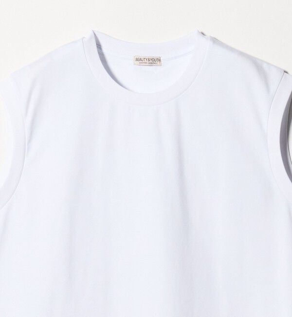 BEAUTY&YOUTH UNITED ARROWS「クール デオドラント ノースリーブ Tシャツ 抗菌防臭 接触冷感」|Tシャツ・カットソー|