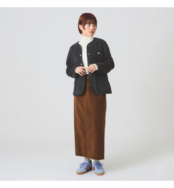 Ray BEAMS 「DANTON / FLEECE COLLARLESS JACKET」|ブルゾン・スタジャン|