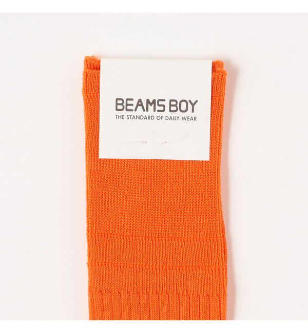 BEAMSBOY「BEAMS BOY / ミリタリー リブ ロングソックス」|ソックス|