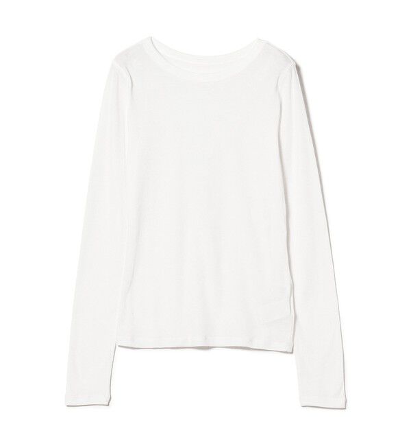 Ray BEAMS 「テレコ リブ クルーネック トップス」|Tシャツ・カットソー|