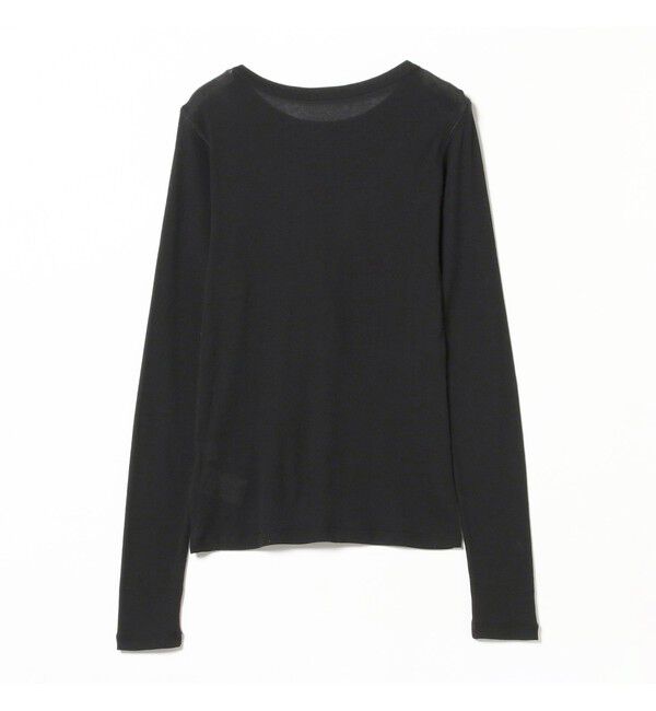 Ray BEAMS 「テレコ リブ クルーネック トップス」|Tシャツ・カットソー|