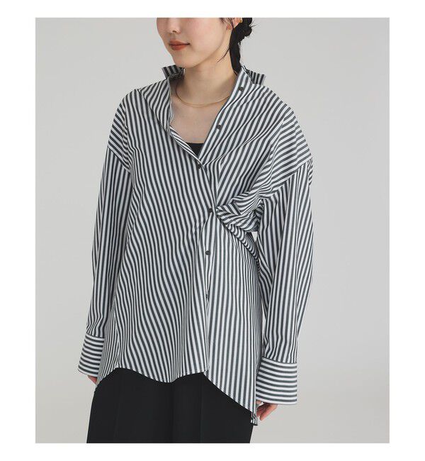 Demi-Luxe BEAMS 「2WAY オーバーシャツ」|シャツ・ブラウス|