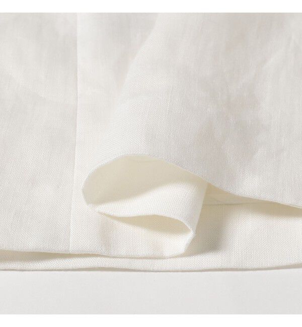 Demi-Luxe BEAMS 「ダブルブレスト リネン ジャケット」|ダッフルコート|