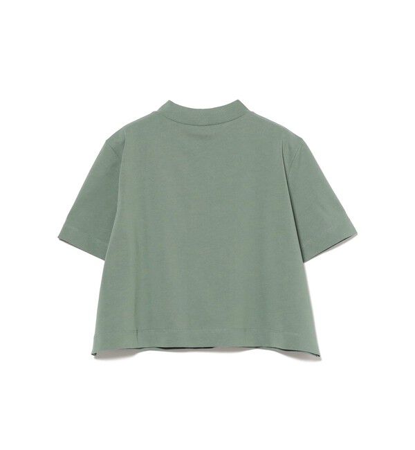 Demi-Luxe BEAMS 「モックネック ショート Tシャツ」|Tシャツ・カットソー|