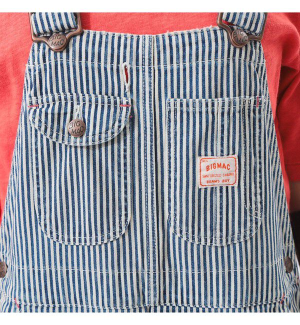 BEAMSBOY「【別注】BIGMAC / ヒッコリー オーバーオール」|オールインワン|