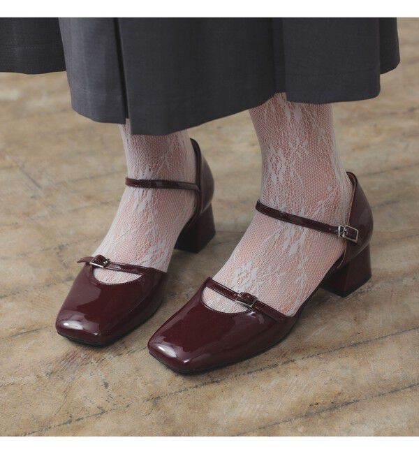 Ray BEAMS 「ストラップ ベルト パンプス」|パンプス|BORDEAUX