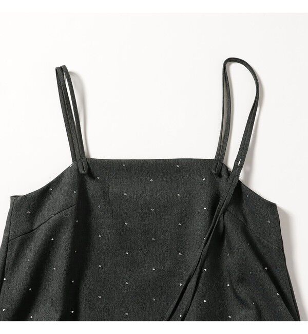 Ray BEAMS 「ドットプリント ミニ キャミワンピース」|ワンピース|